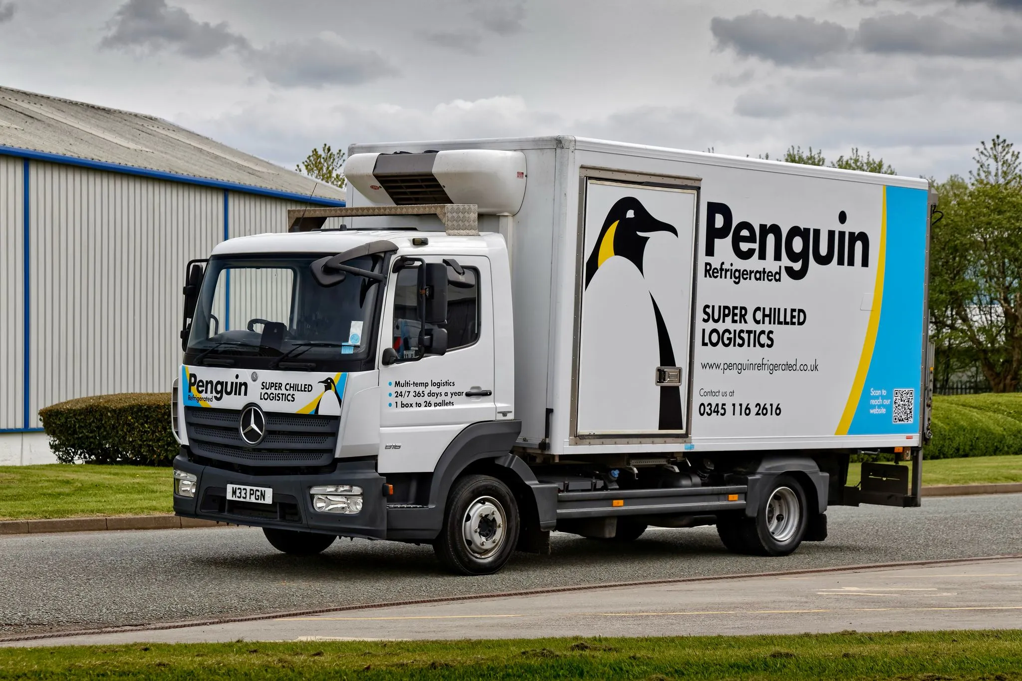 Penguin Logistics vehicle livery