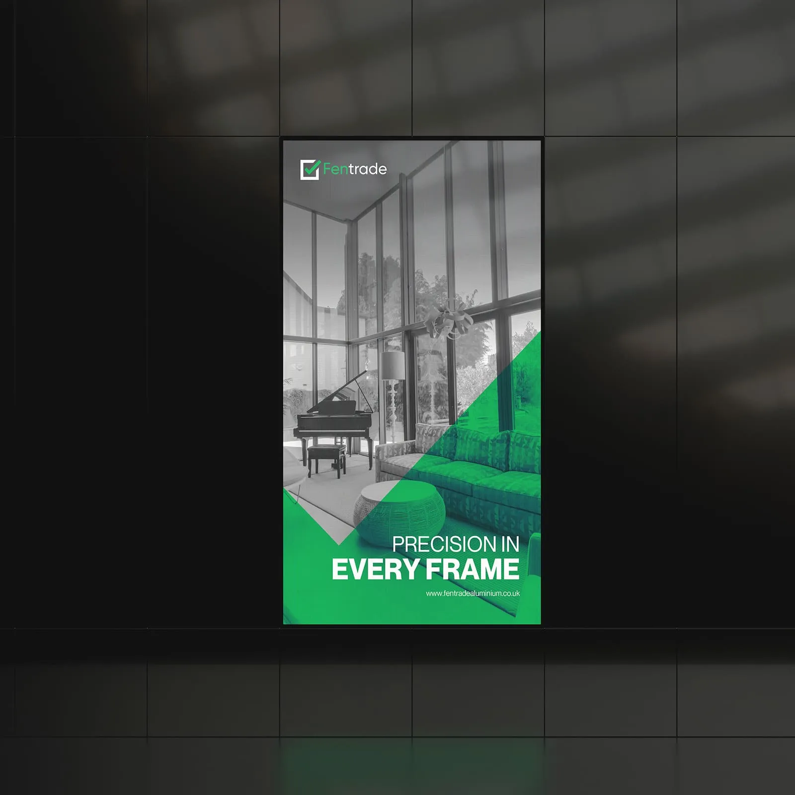 Fentrade banner reading Precision in every frame, rebrand by Just Chill