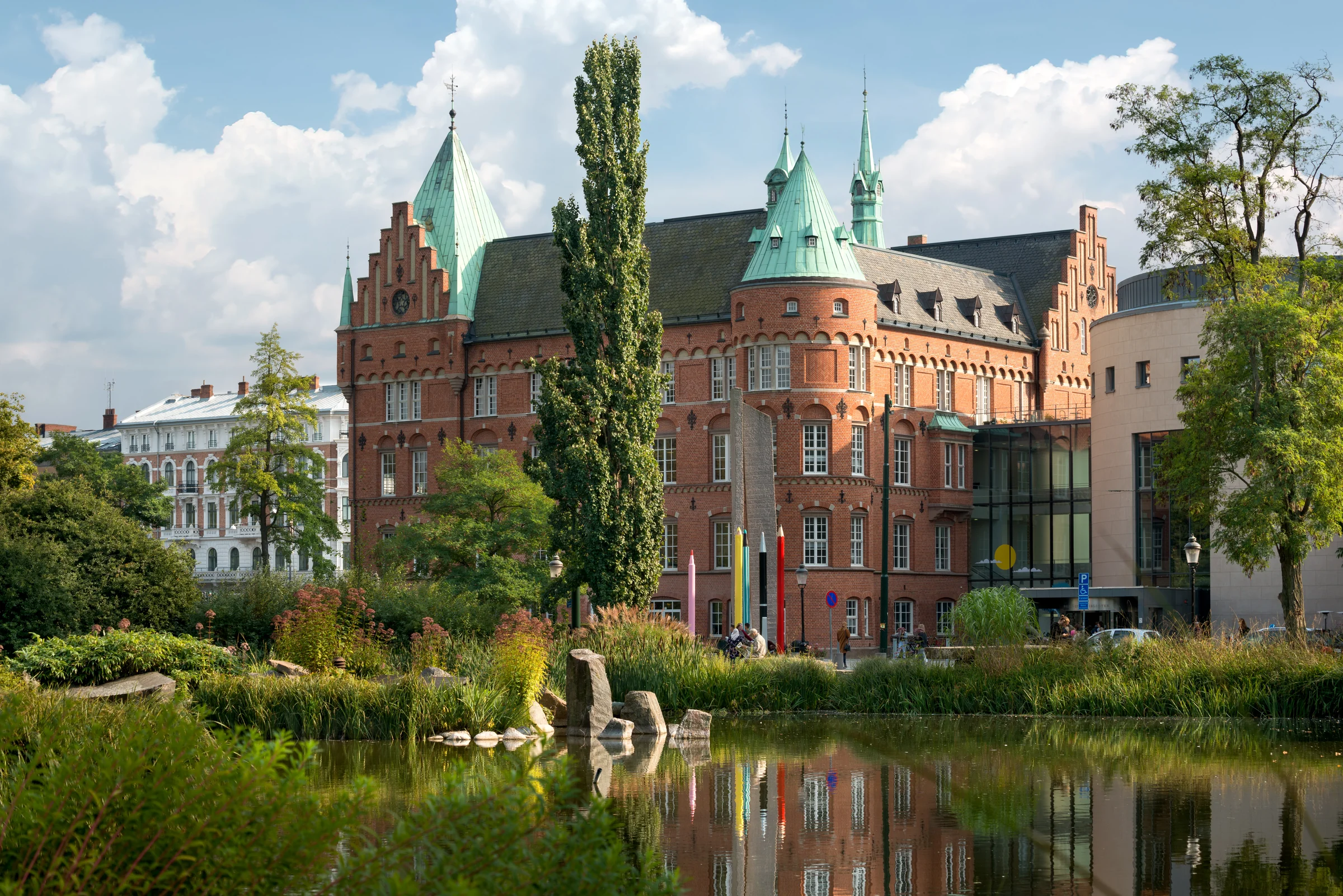 Stadsbiblioteket vid Lilla dammen i Malmö