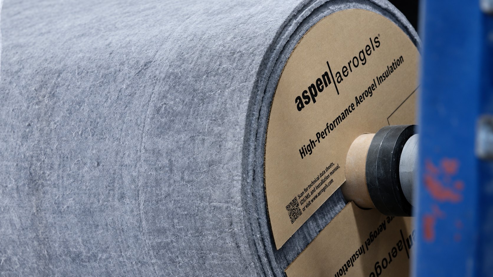 Roll of Aspen Aerogels insulation