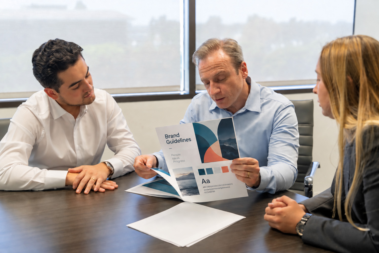 Gateway team in a first conversation with a client
