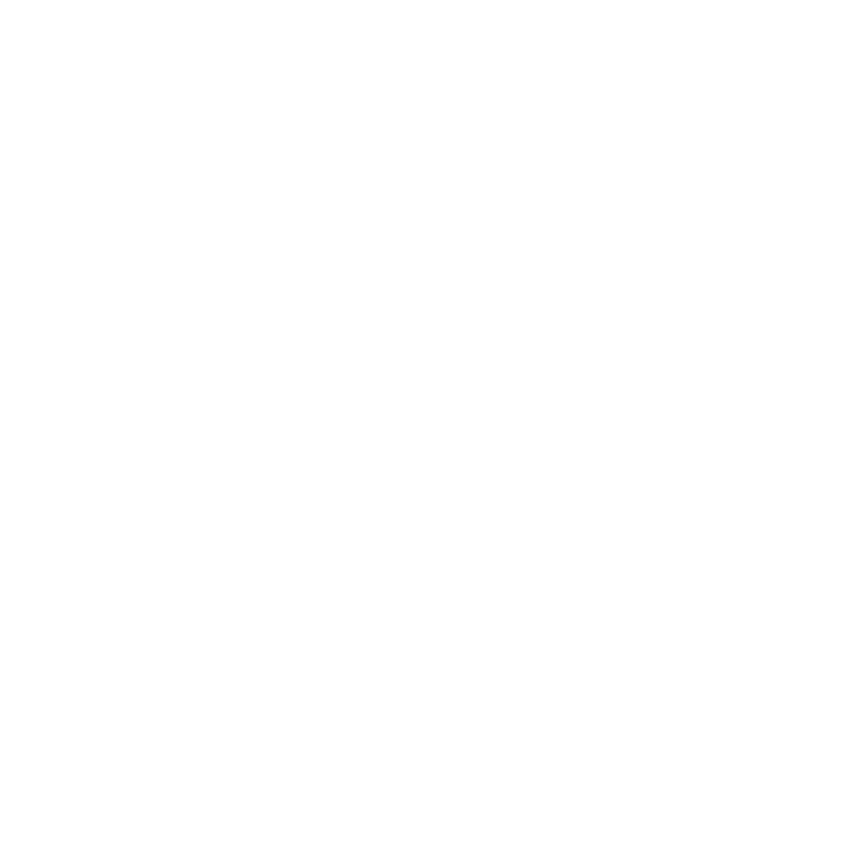 White logo with tooth with strong arms for childrens dentistry