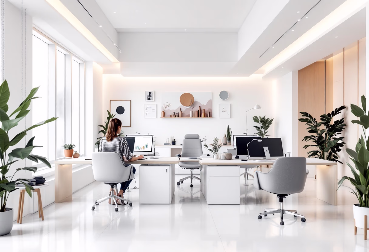 [background image] image of contact center space (for a data analytics and business intelligence)