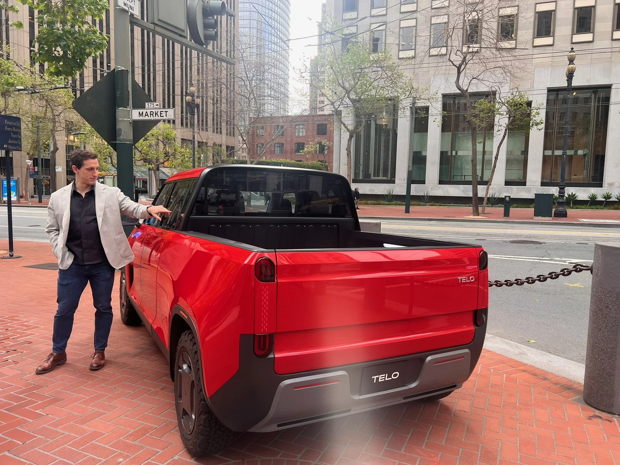 TELO Truck making an appearance at the event outside the SVB Experience Center