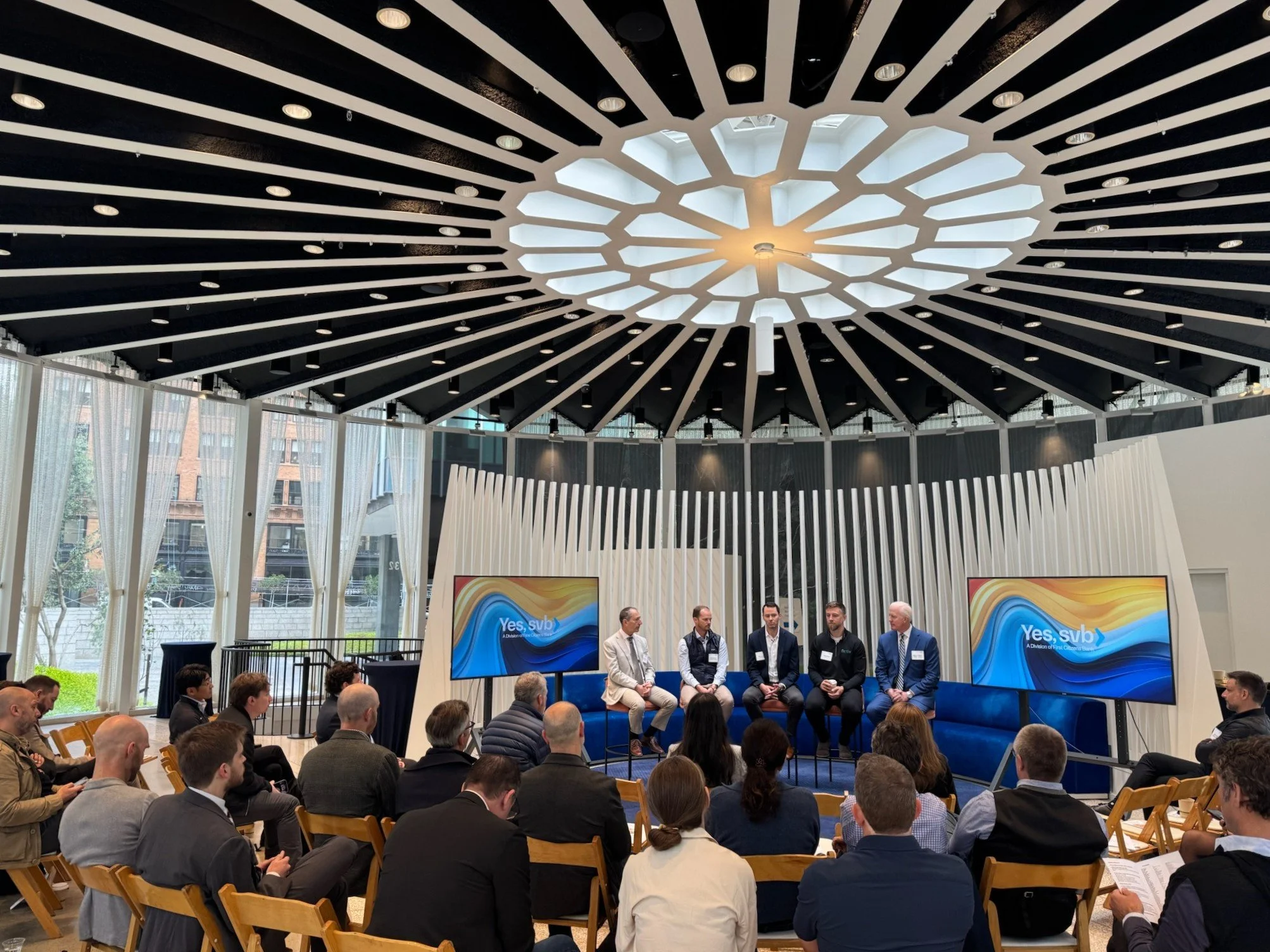 Tariff panel at the SVB Experience Center