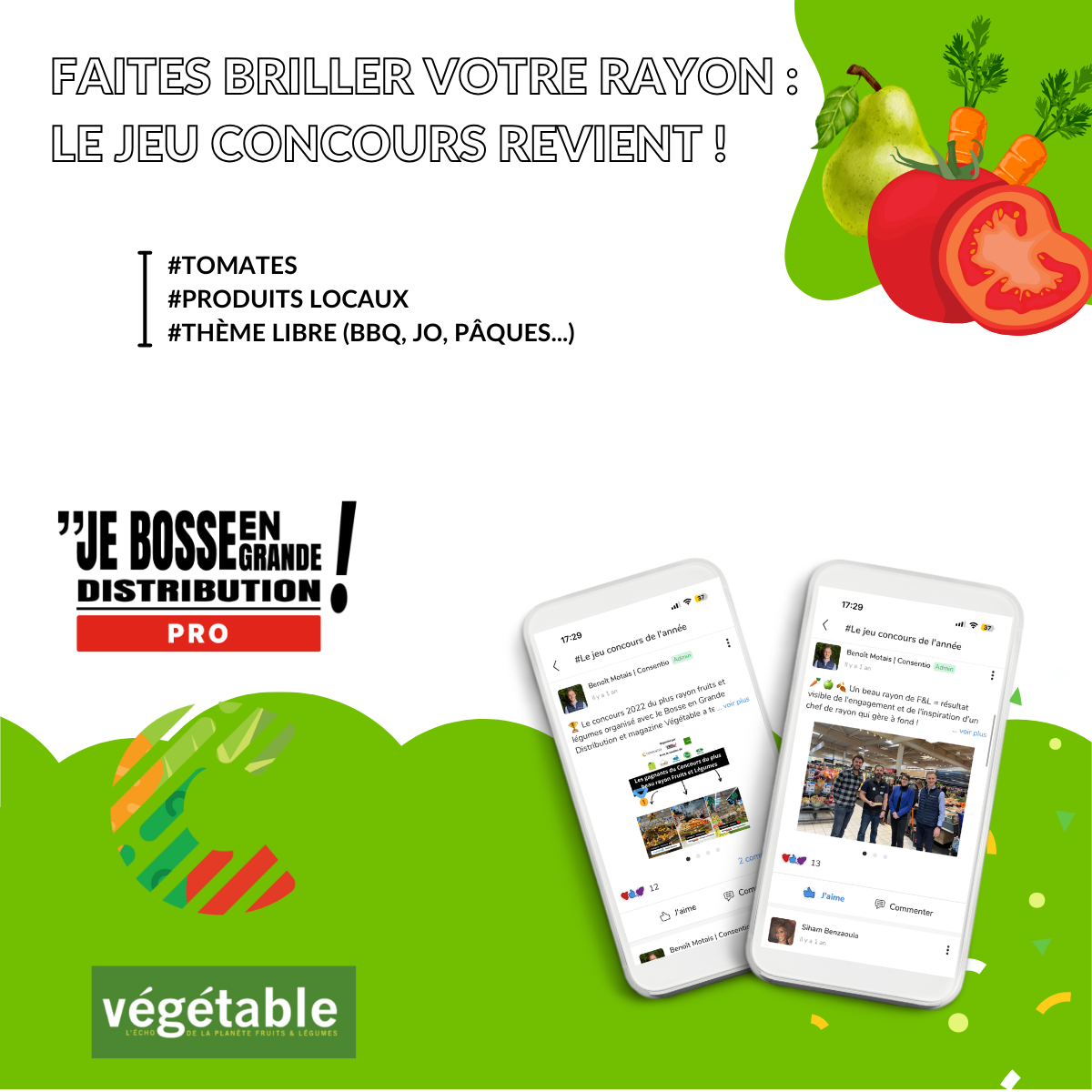 Tercer concurso al expositor de frutas y verduras más bonito