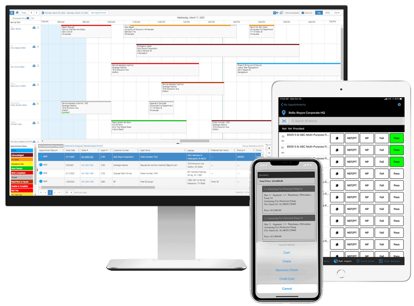 Mobile inspection software for field service organizations - Service Pro by MSI Data