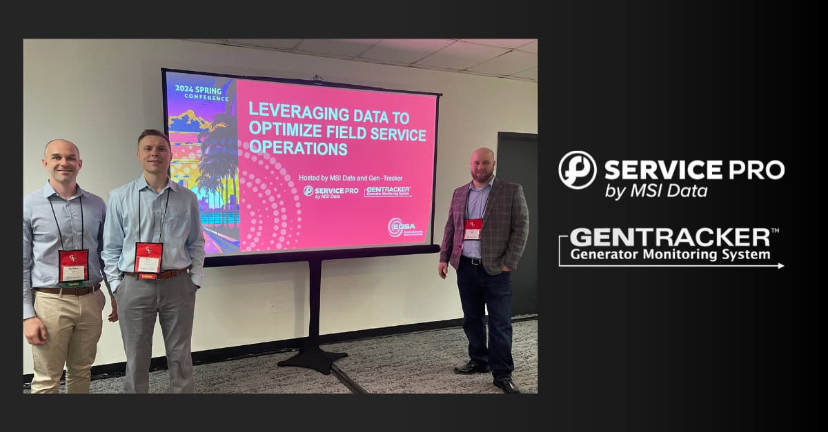 Leveraging Data to Optimize Field Service Operations: EGSA 2024