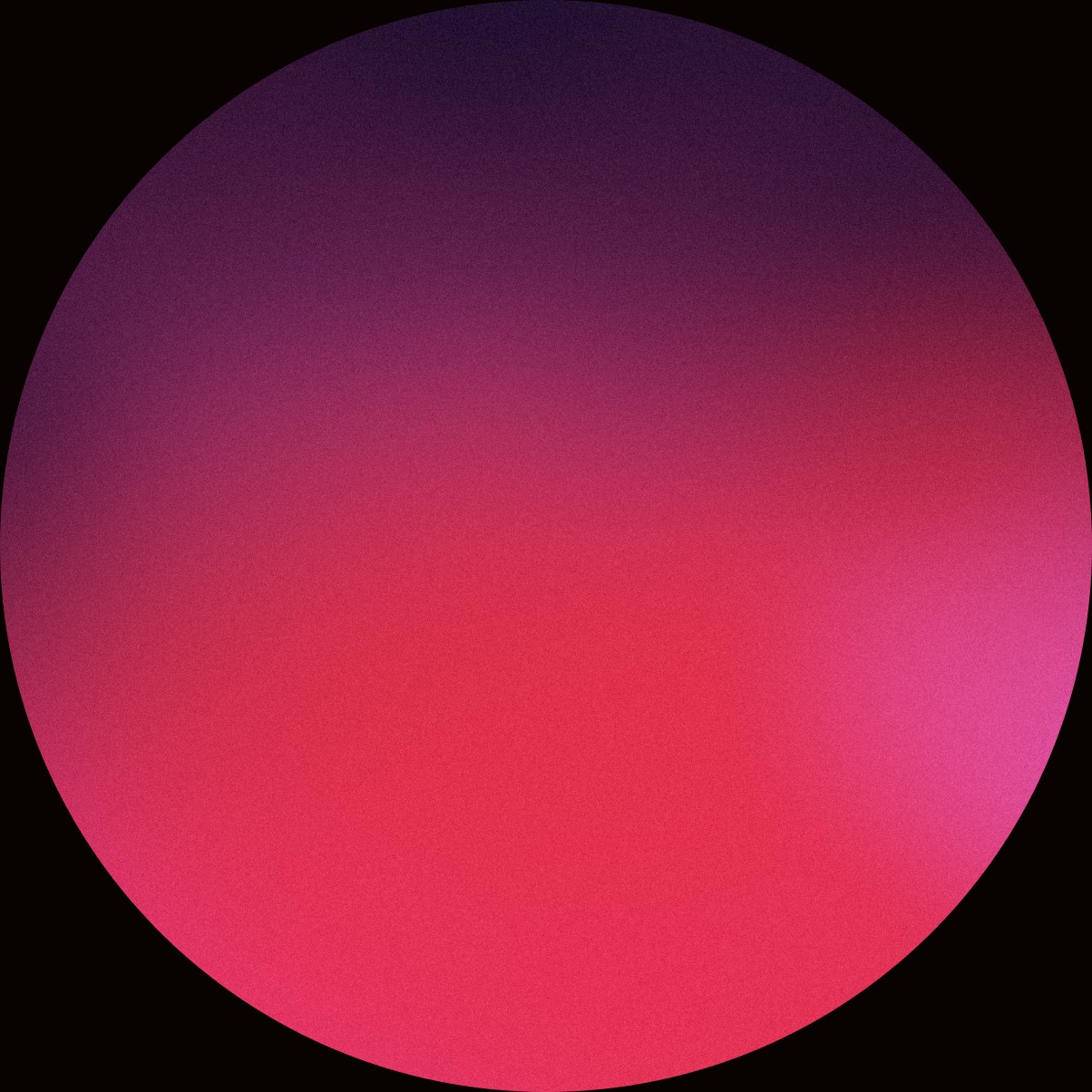 Abstract pink and purple gradient sphere representing the method