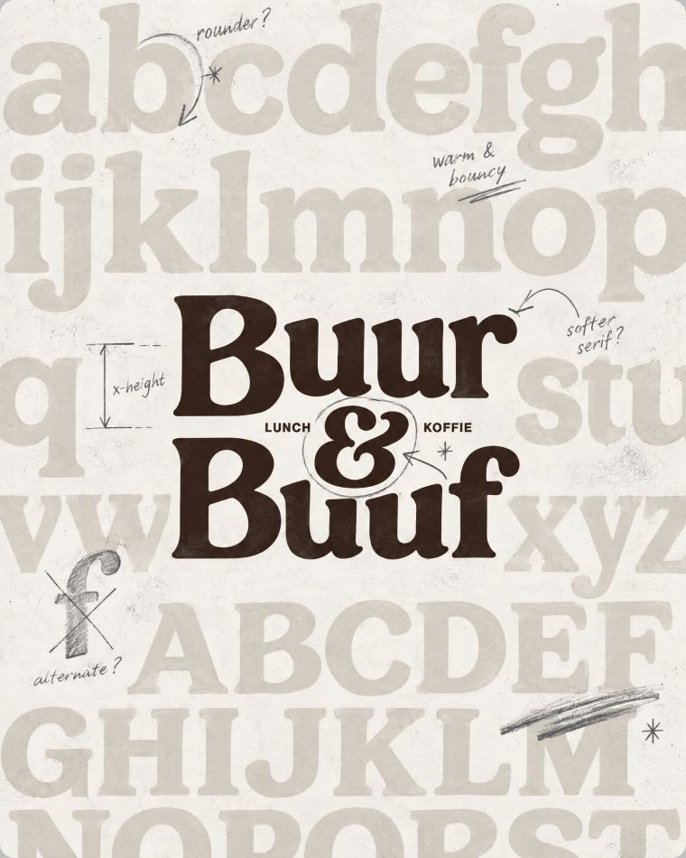Example of our Typography work