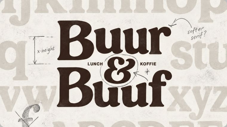 Example of our Typography work