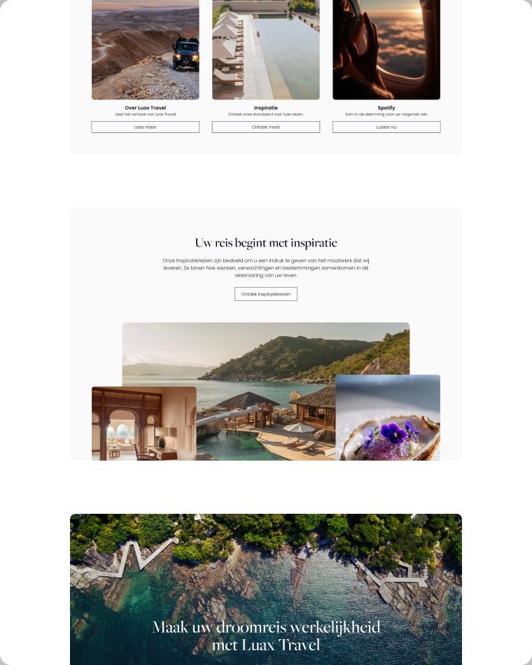Example of our Landing Pages work
