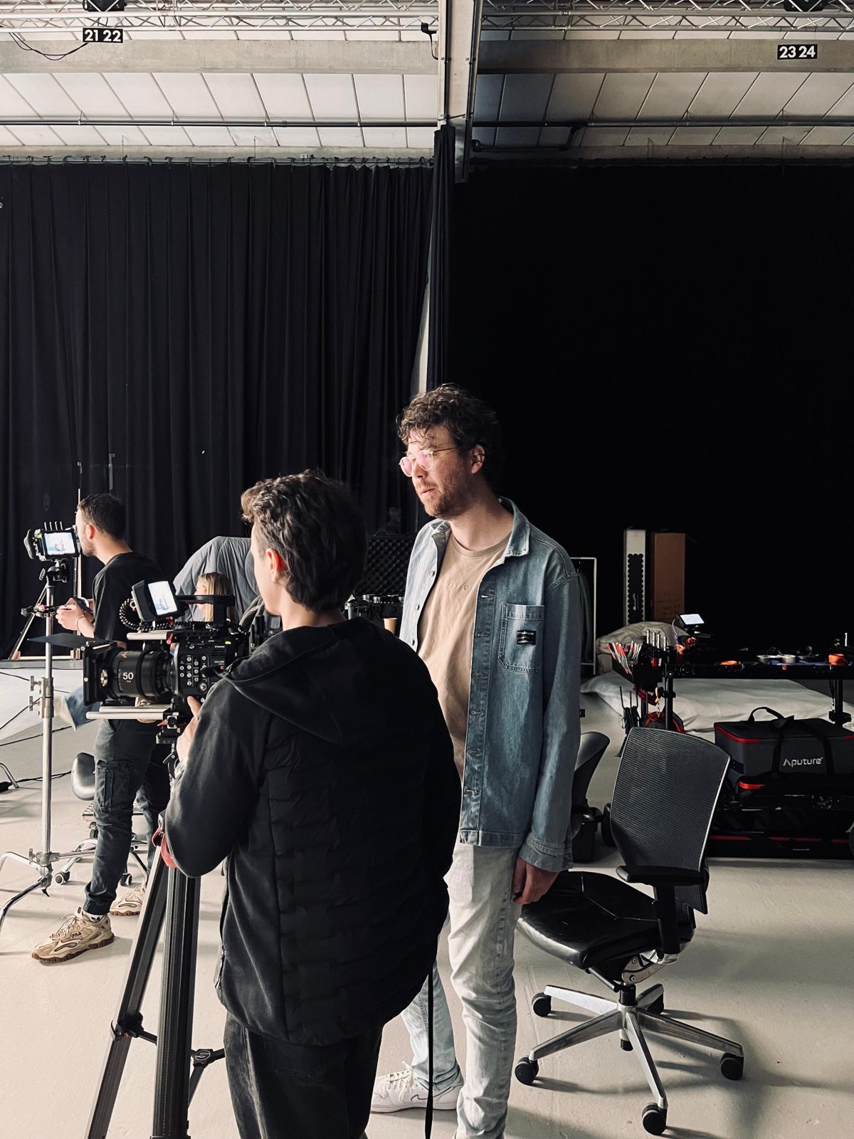 Cloudpillo BTS — afstemmen bij de camera