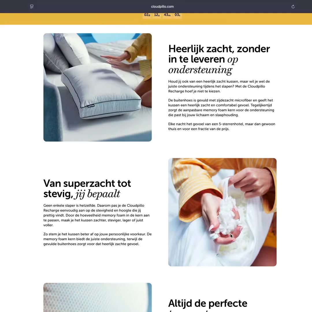 In de webshop — producteigenschappen