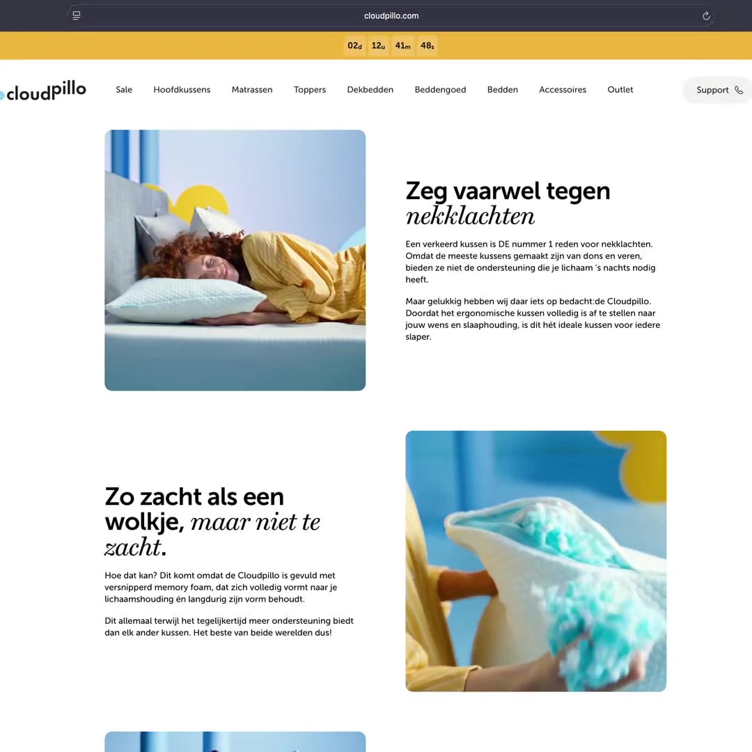 In de webshop — het productverhaal