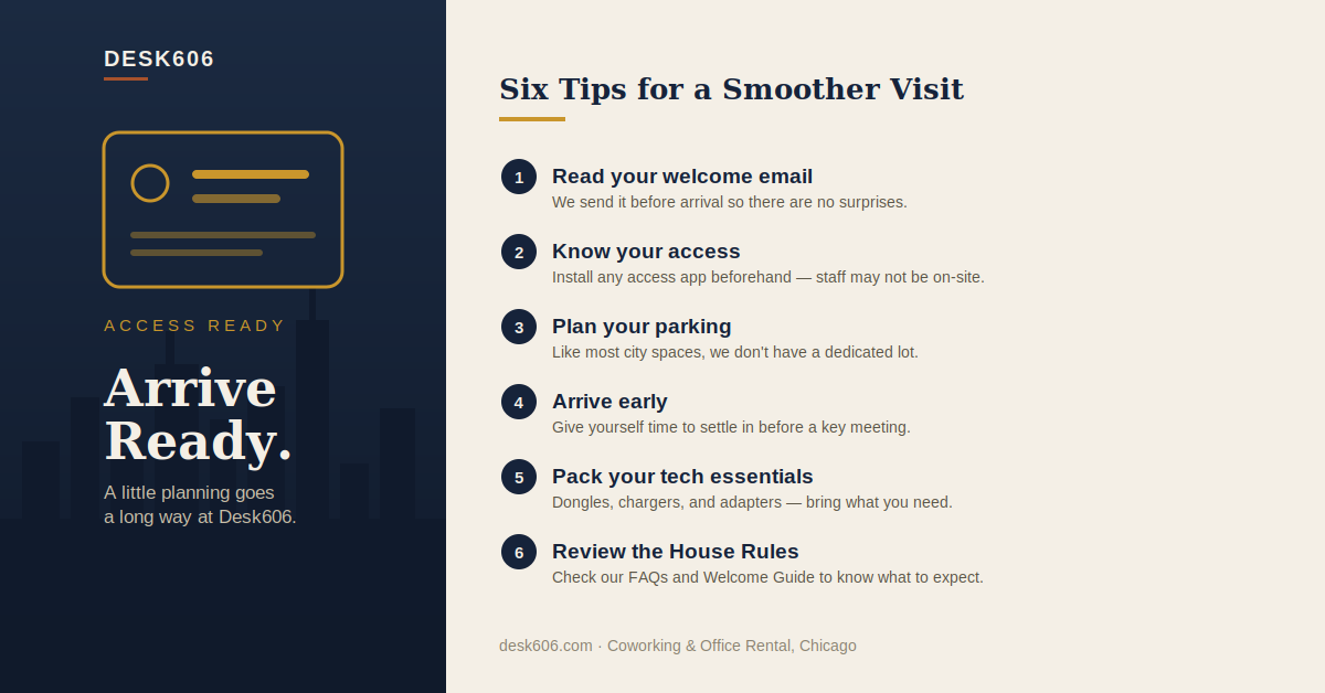 Desk606 Tips