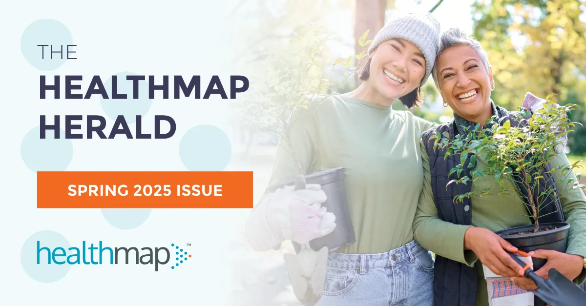 Cover of The Healthmap Herald Spring 2025 issue