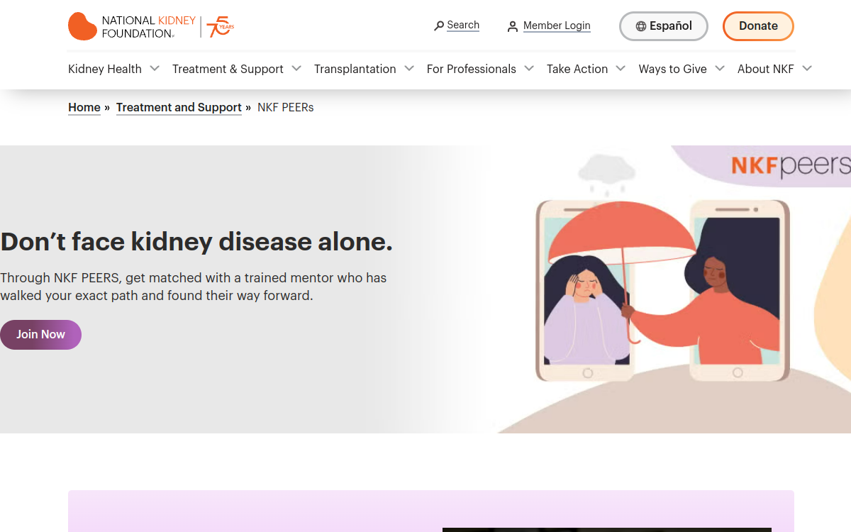 NKF Peer Mentoring Program