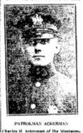 Patrolman Charles H. Ackermann