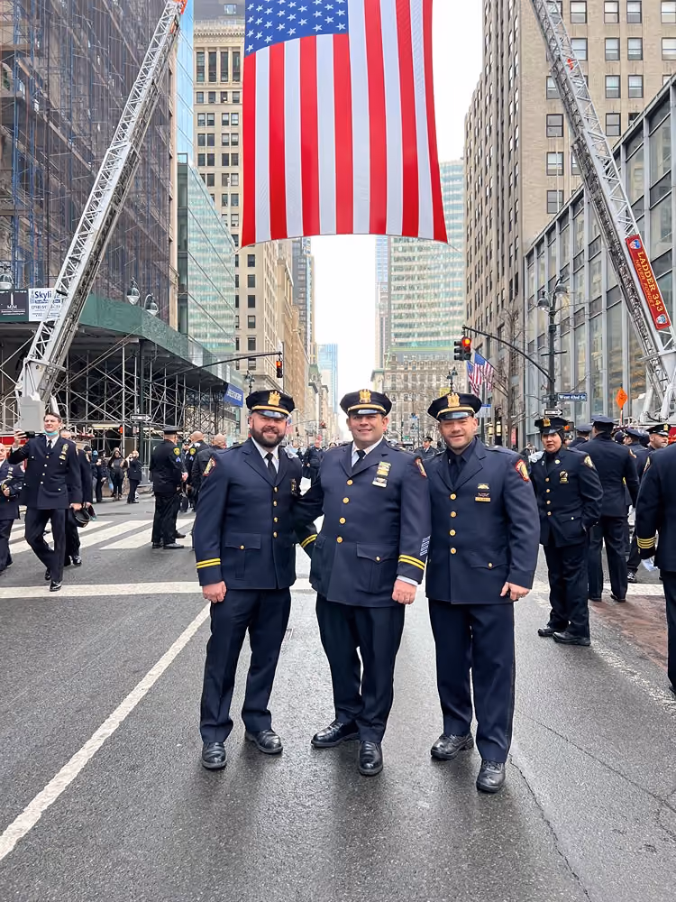 Members of the Jersey City Police Superior Officers Association