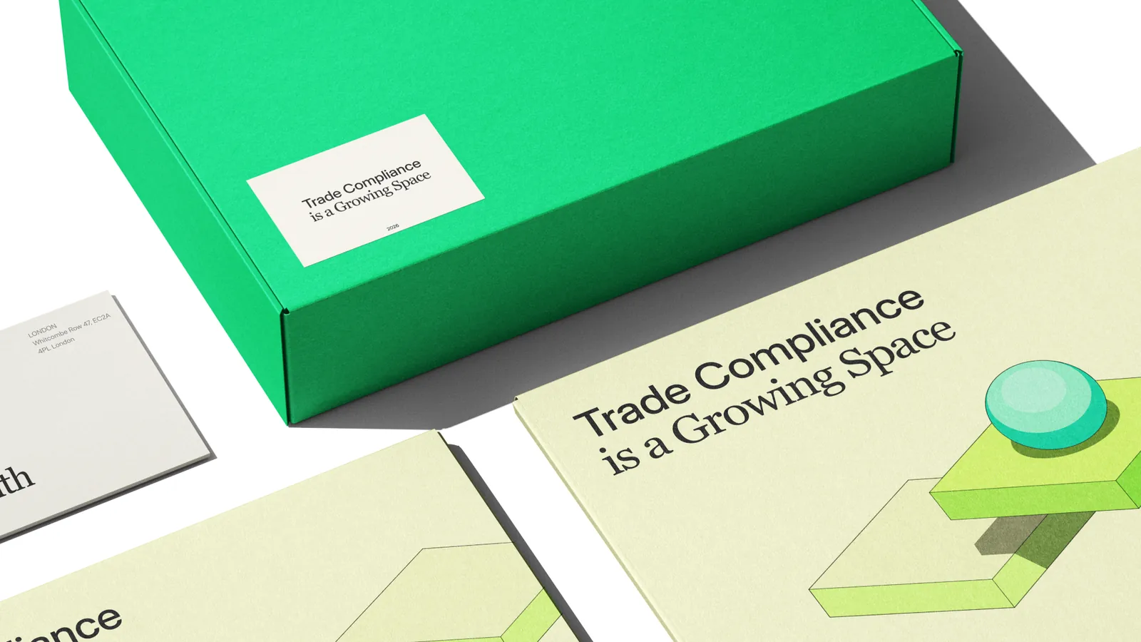Branded box and print materials