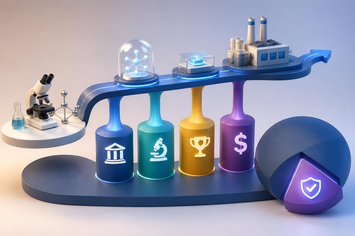 Non-dilutive funding sources diagram