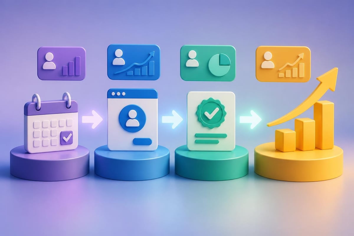 Pitch deck business model flow