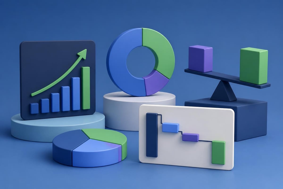 Financial data visualization types