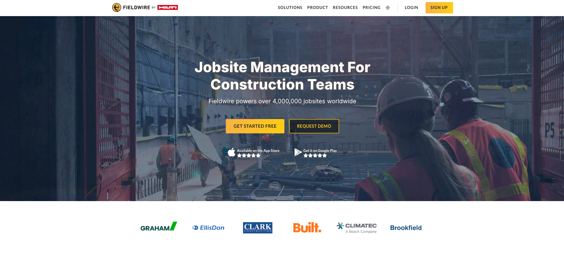 Fieldwire website screenshot