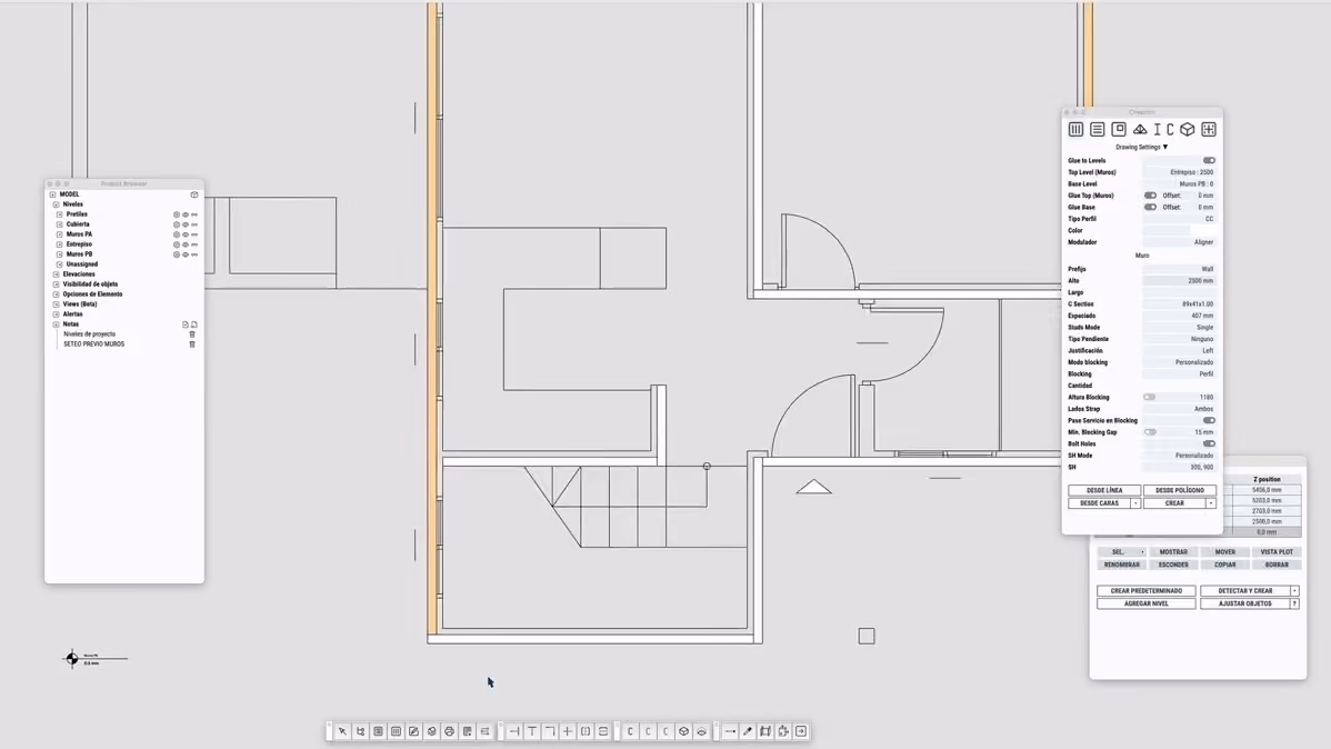 Ground Floor Walls – Plot View
