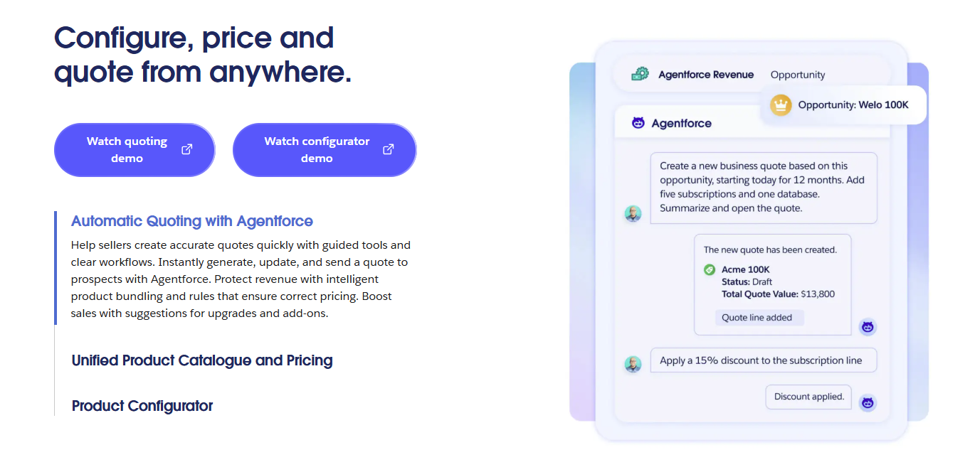 Salesforce Revenue Management