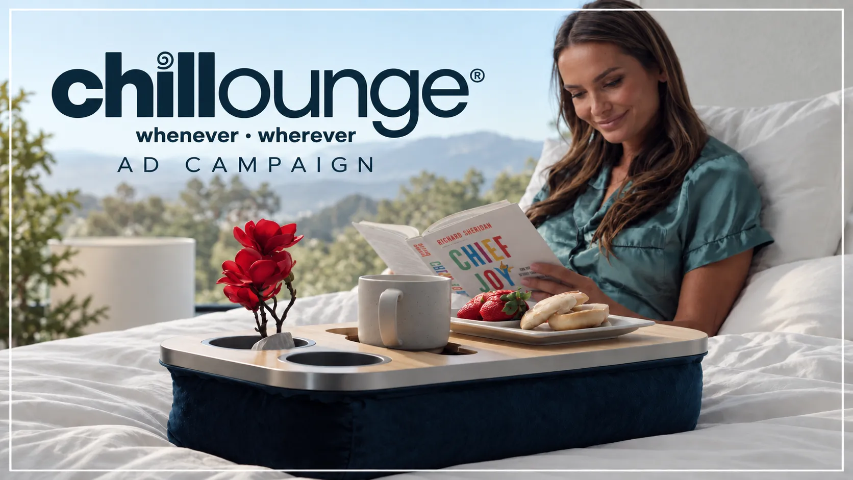 Chillounge: The Ad Campaign, breakfast and reading