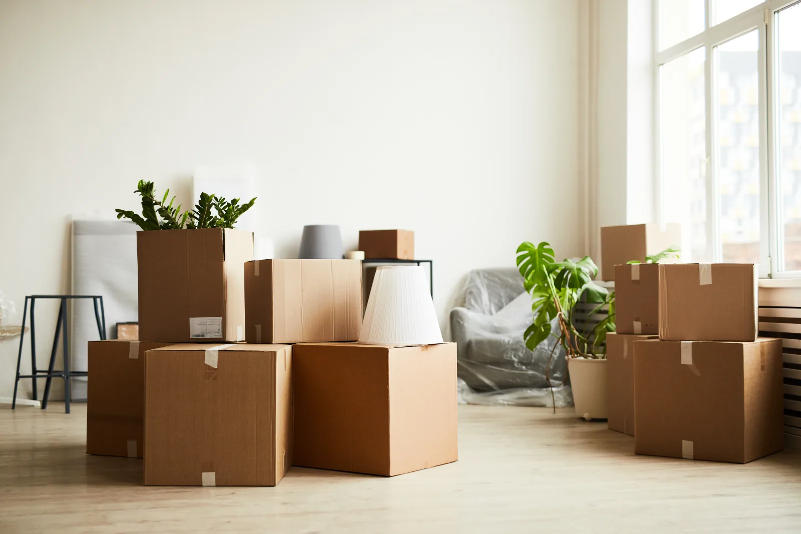Family preparing to move
