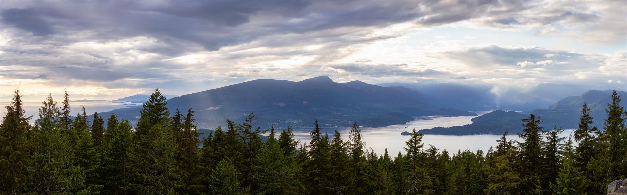 View over Howe Sound from Bowen Island