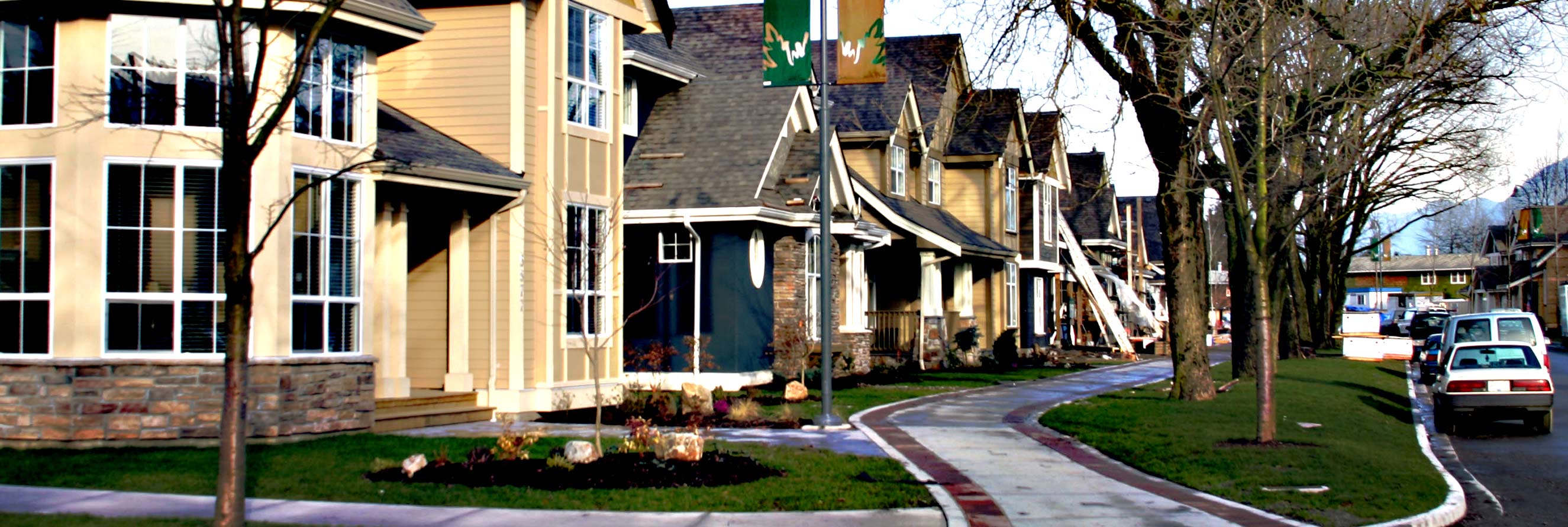 A residential street in Chilliwack, BC
