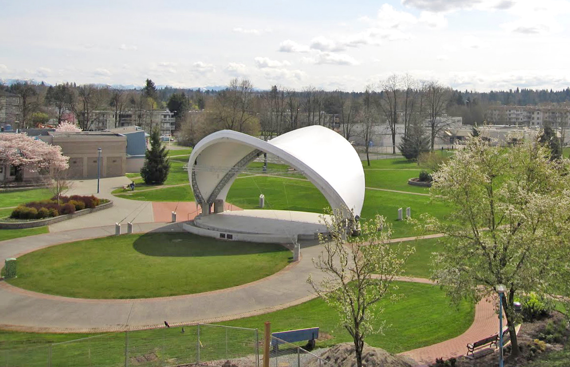 Douglas Park bandshell in the City of Langley