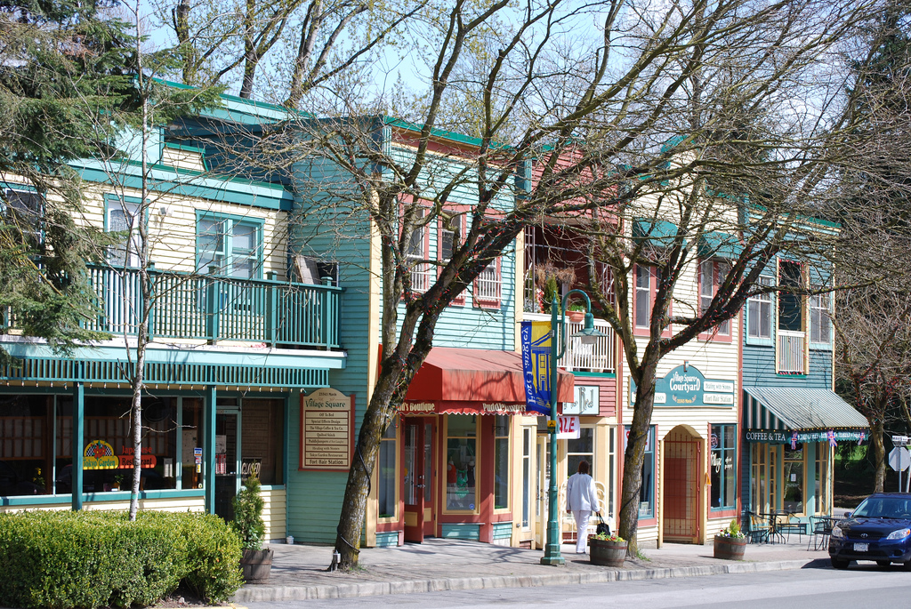 Historic Main Street in Fort Langley