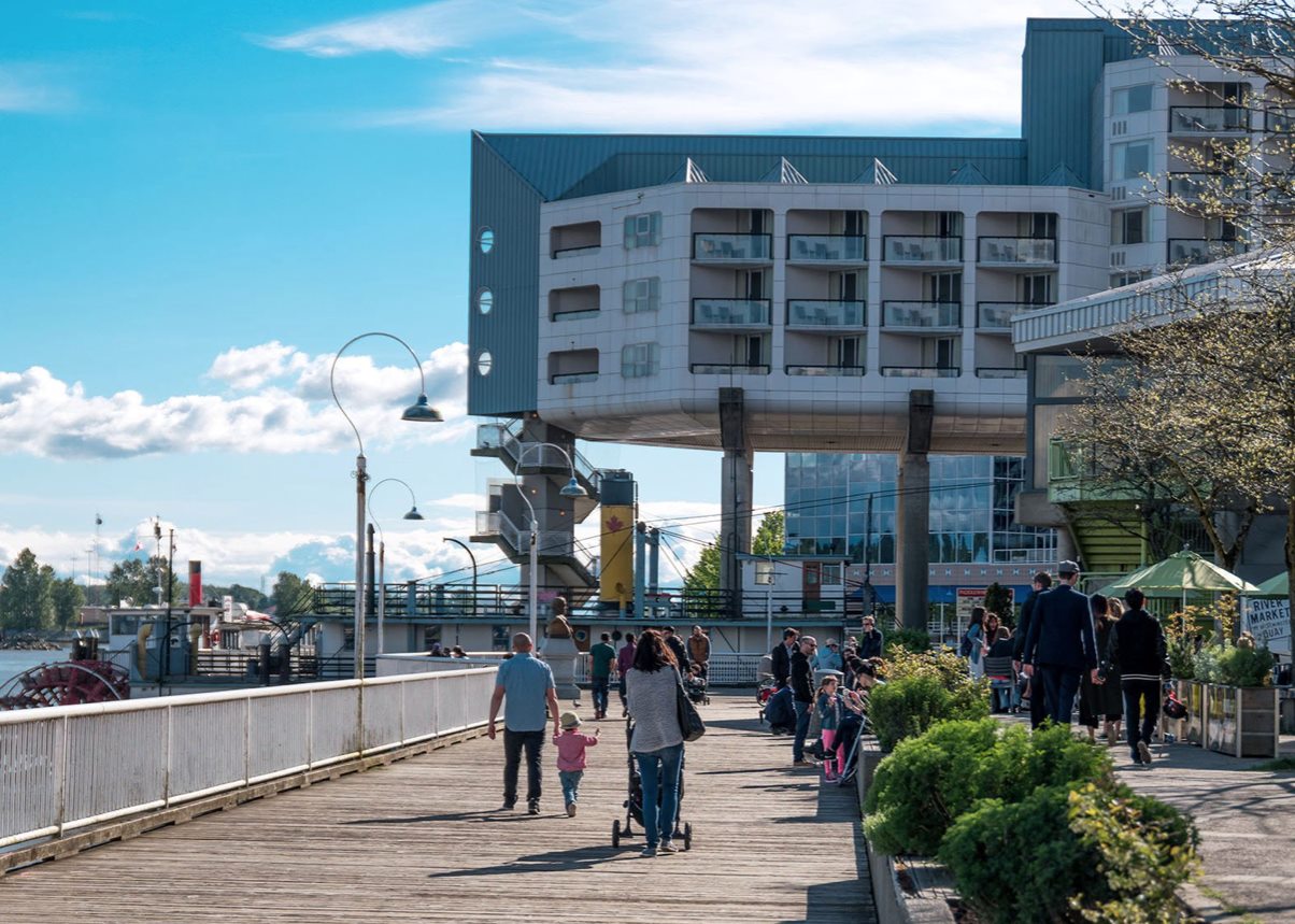 Westminster Quay boardwalk, New Westminster