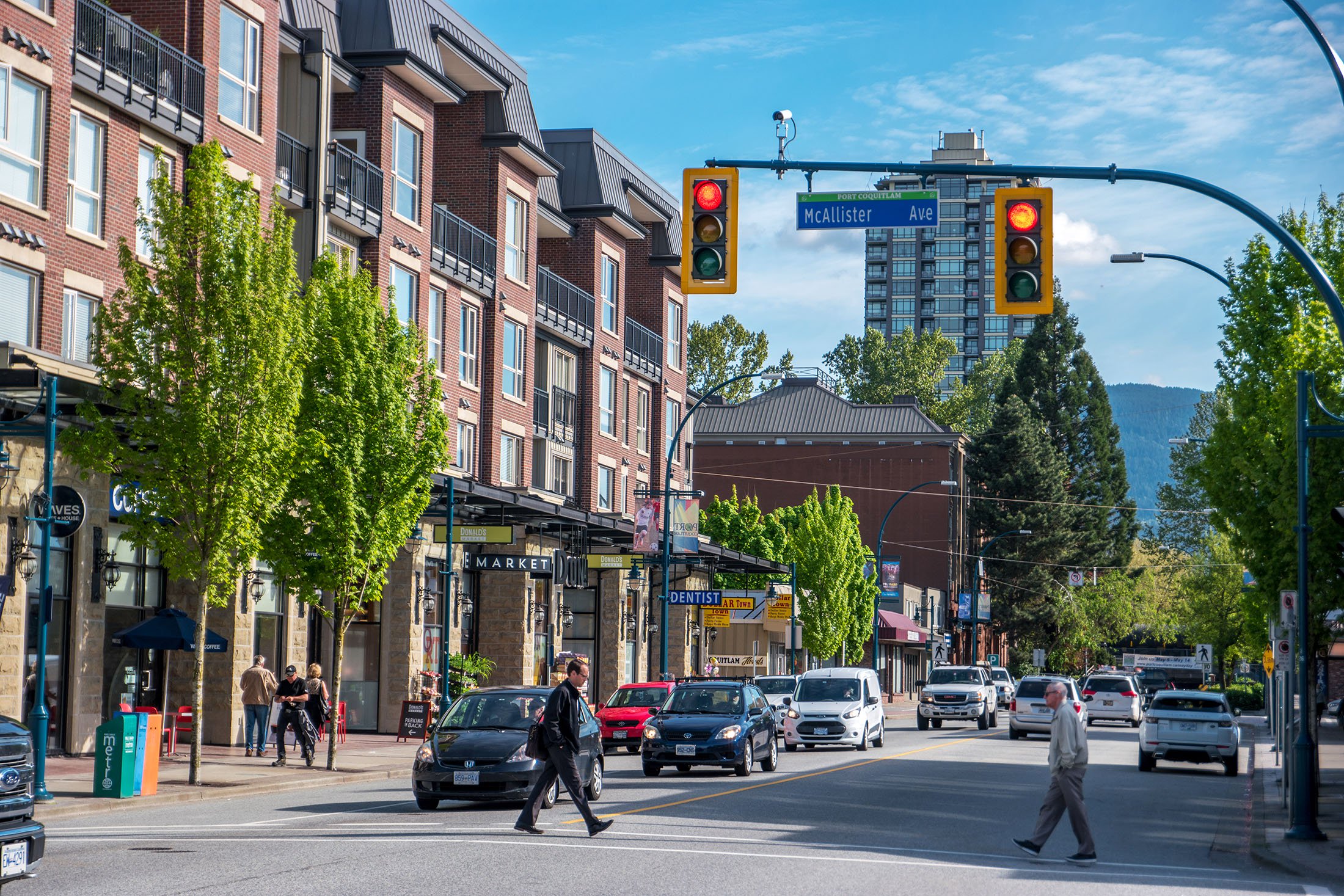 Downtown Port Coquitlam street scene