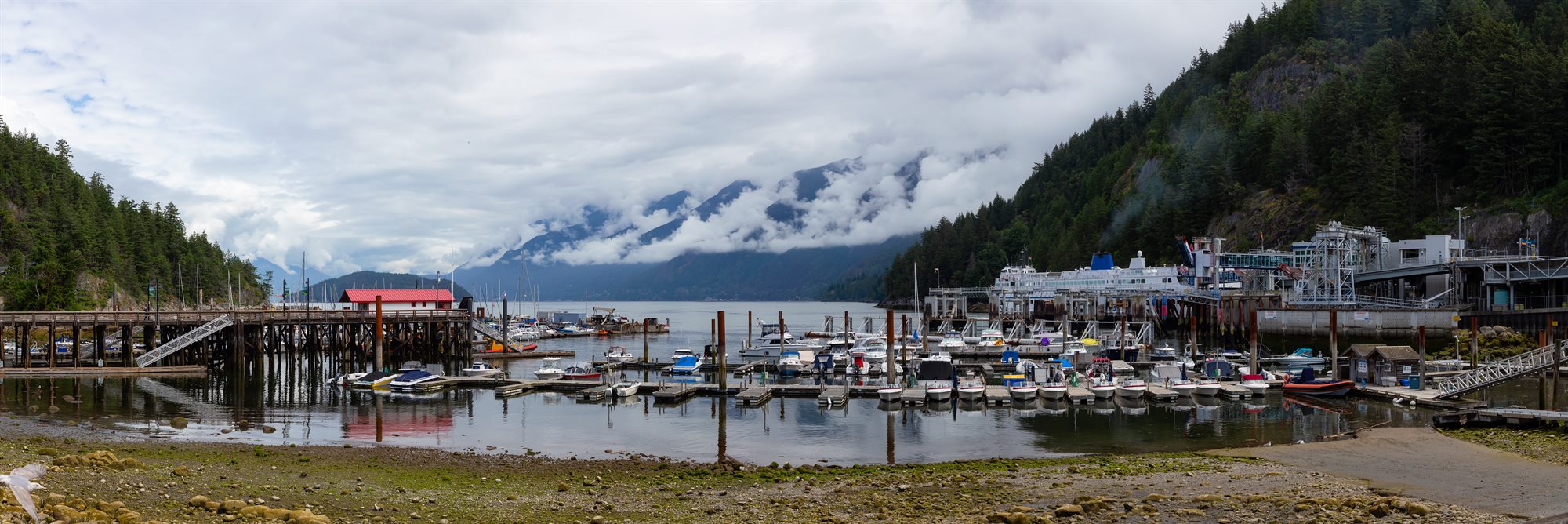 Horseshoe Bay marina and ferry terminal, West Vancouver