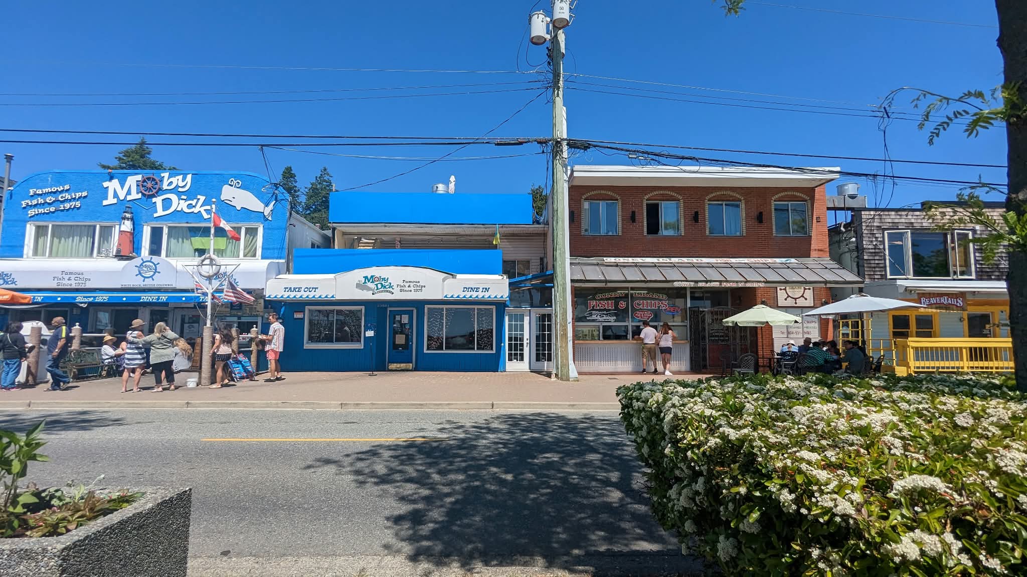 Marine Drive waterfront shops, White Rock