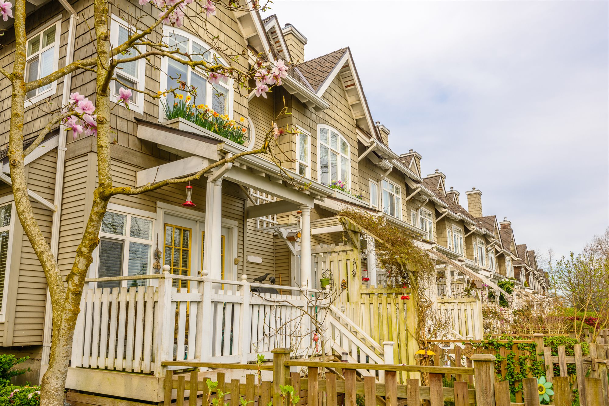 Residential townhomes in Richmond, BC