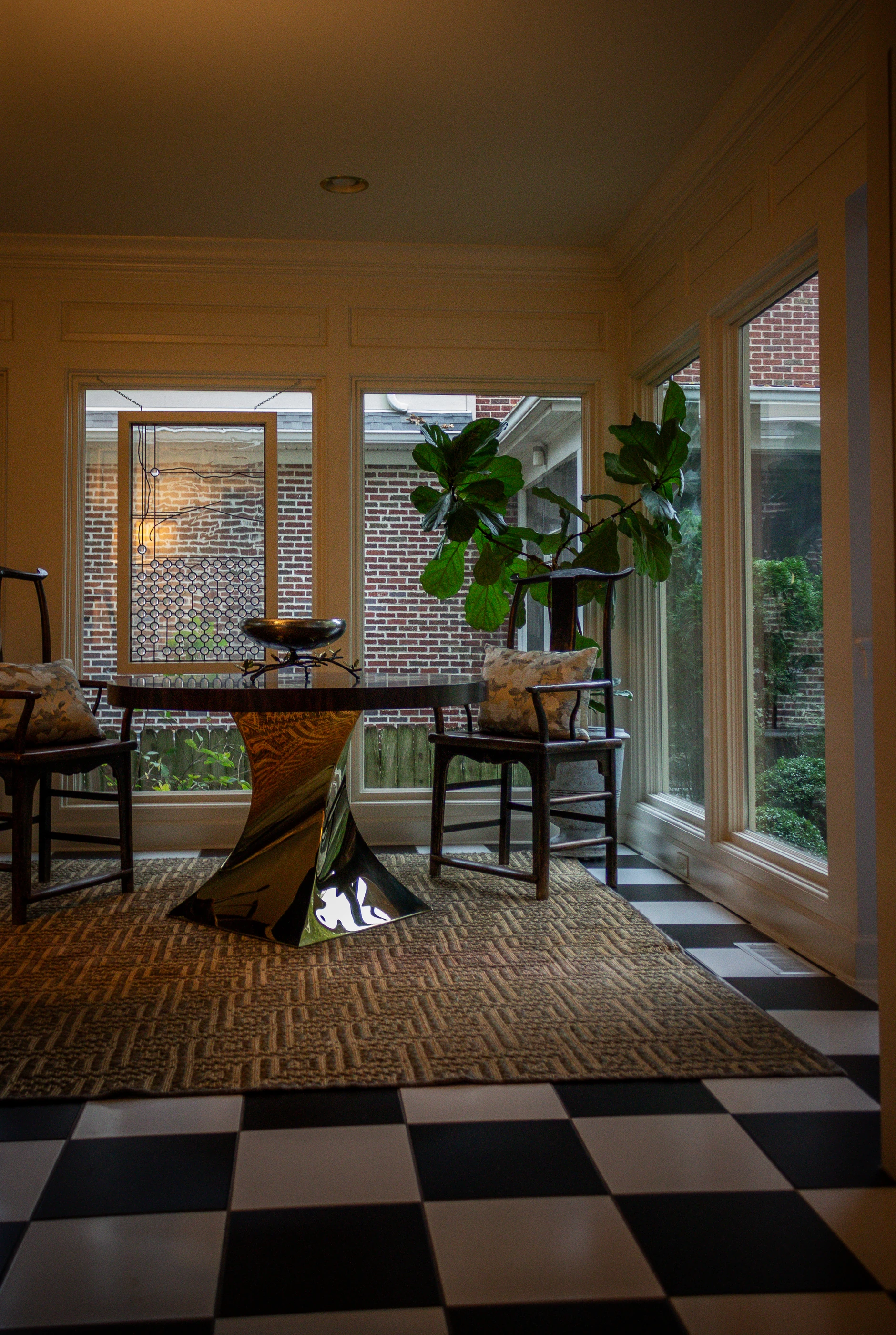 Architectural threshold and interior detail at Ashland Park.