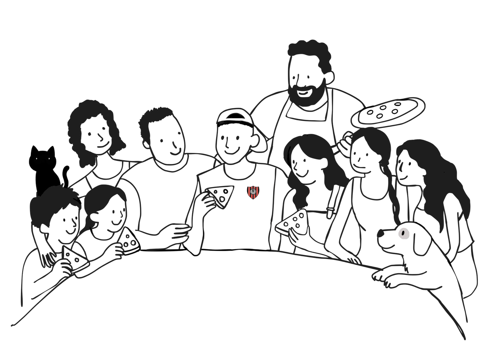 Ilustración familia Bruno