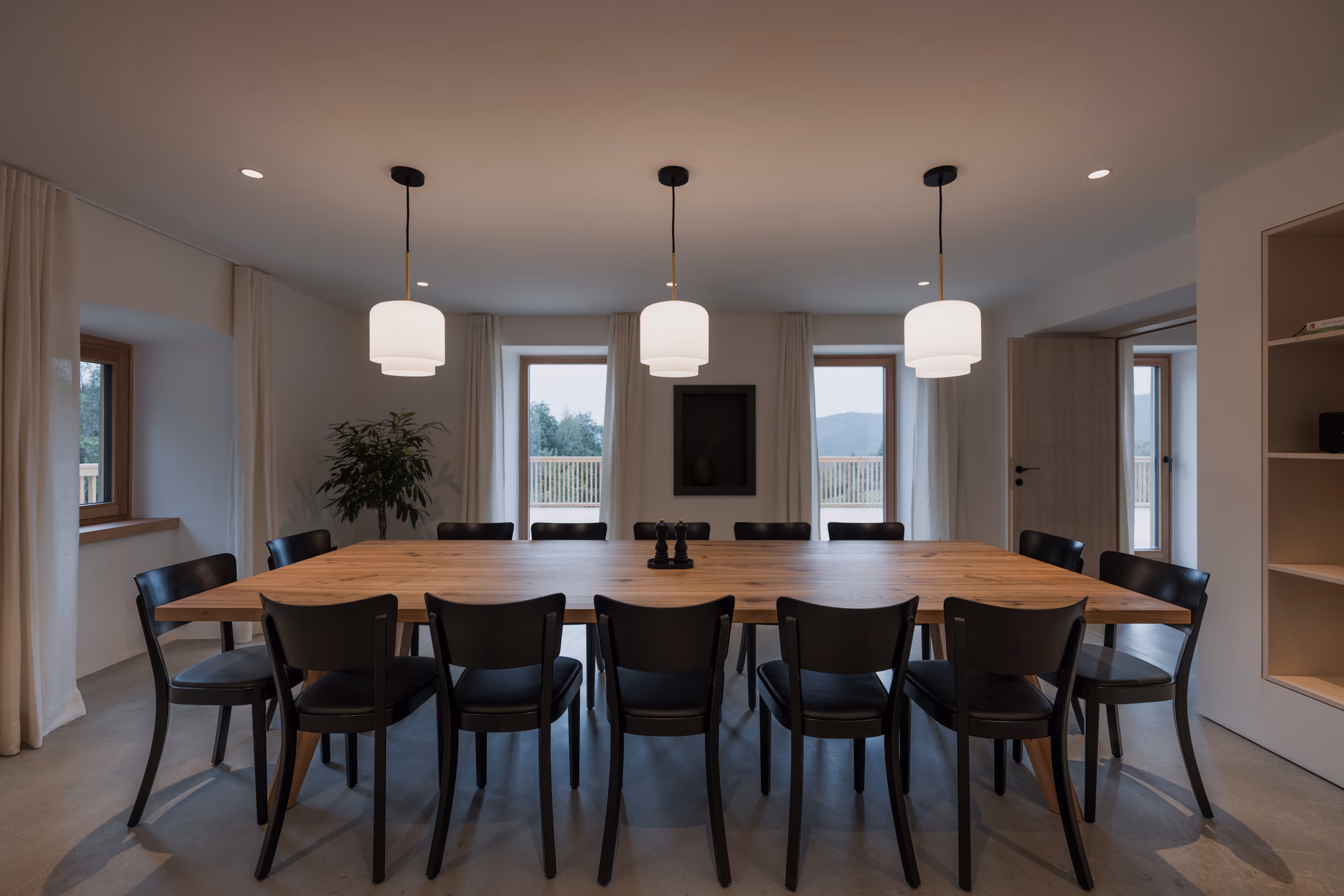Das Esszimmer im Gregorhof.