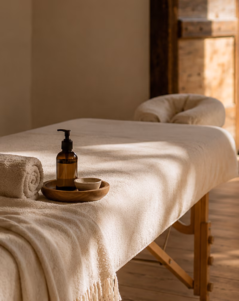 Entspannende Massage.