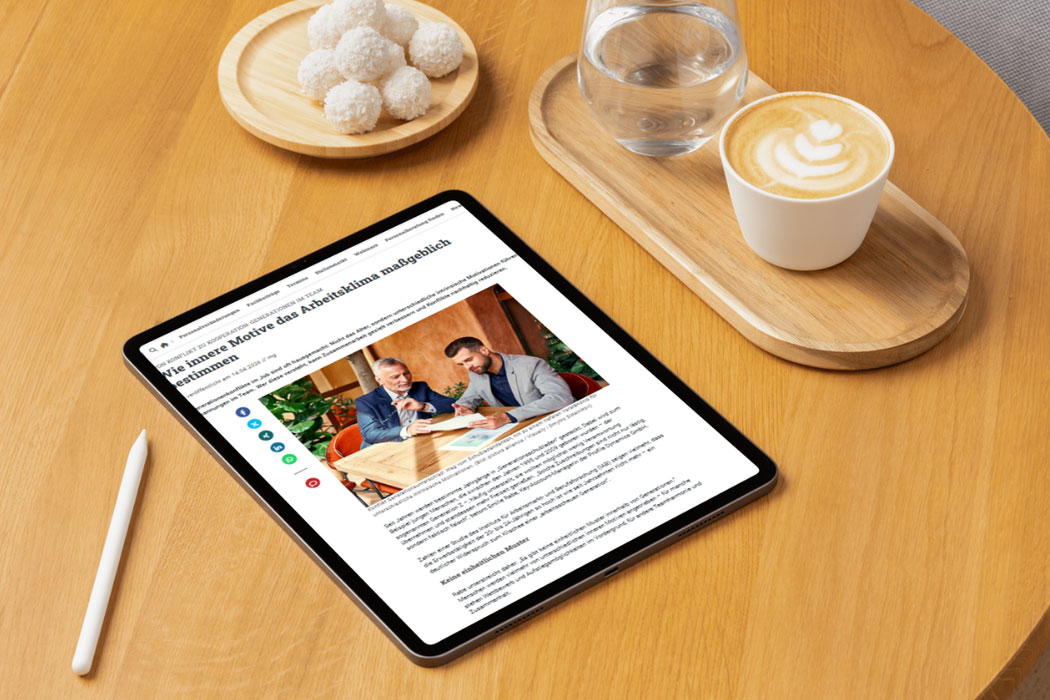 Presseartikel: Motivation und Arbeitsklima