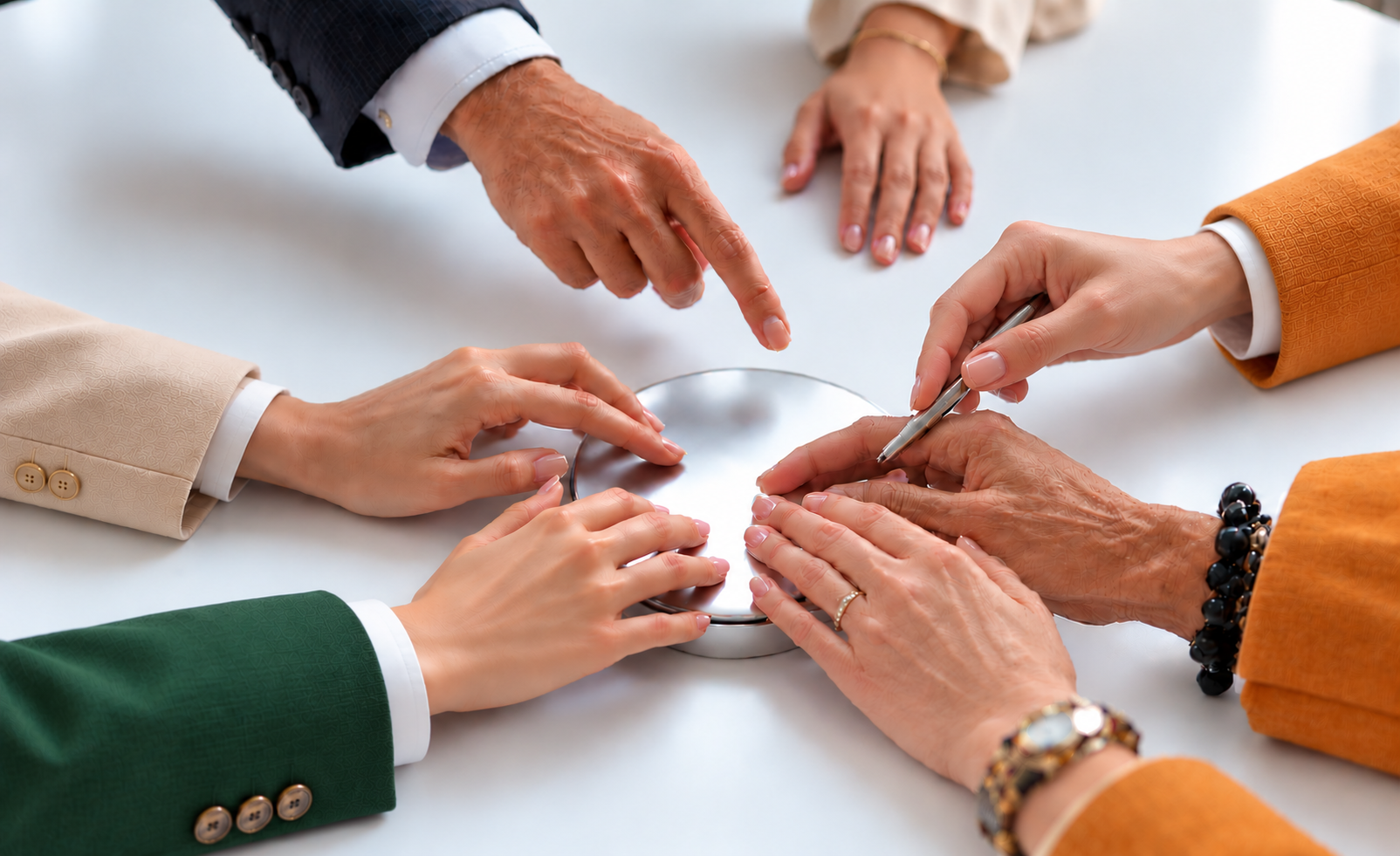 image of diverse group collaboration (for a hr tech)