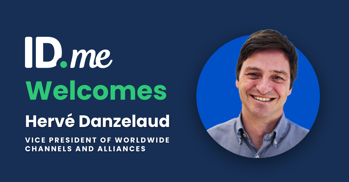 ID.me Appoints Hervé Danzelaud as Vice President of Worldwide Channels and Alliances