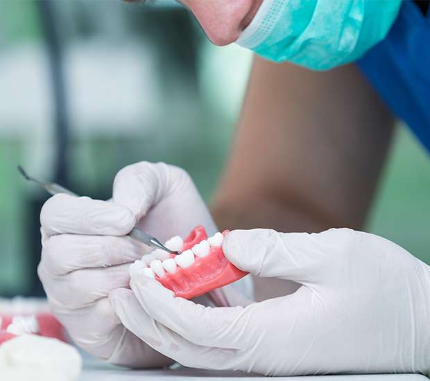 Partial Denture for One Missing Tooth from Genuine Care Dental in Saratoga, CA